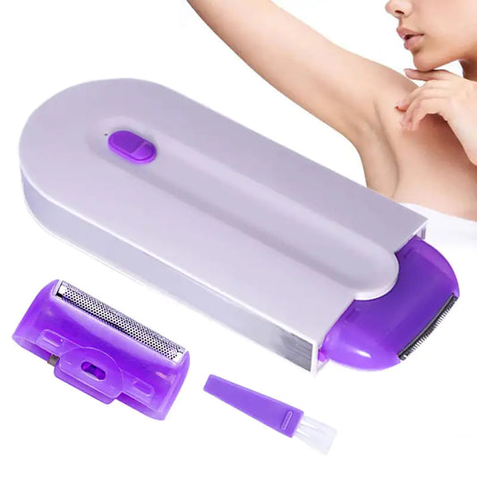 Rechargeable Laser Epilator - Effortless Hair Removal with Smooth Touch Technology, Pain-Free & Instant Results
